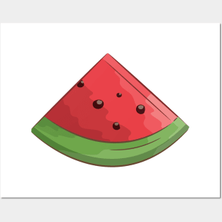 Watermelon Slice Posters and Art